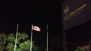 U.S. Steel flags