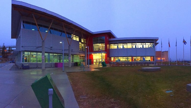 A large public building seen from the outside.