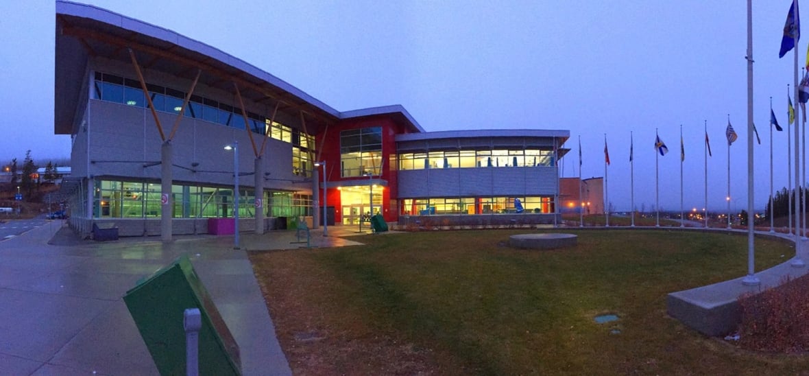 A large public building seen from the outside.
