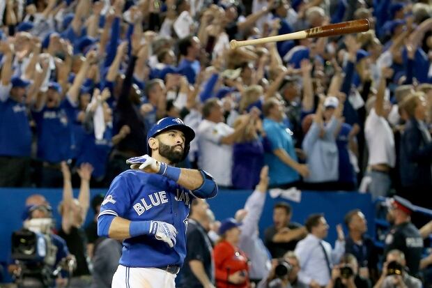 Toronto Blue Jays Jose Bautista bat flip