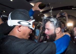 Toronto Blue Jays Bautista celebration