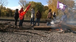 Kahnawake Mohawks protest