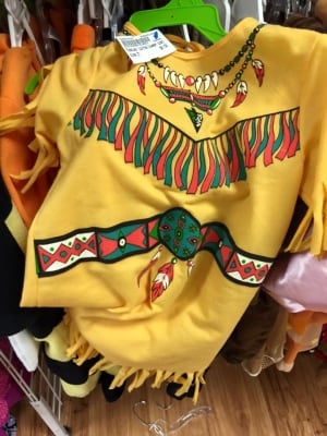 Aboriginal-themed halloween costume