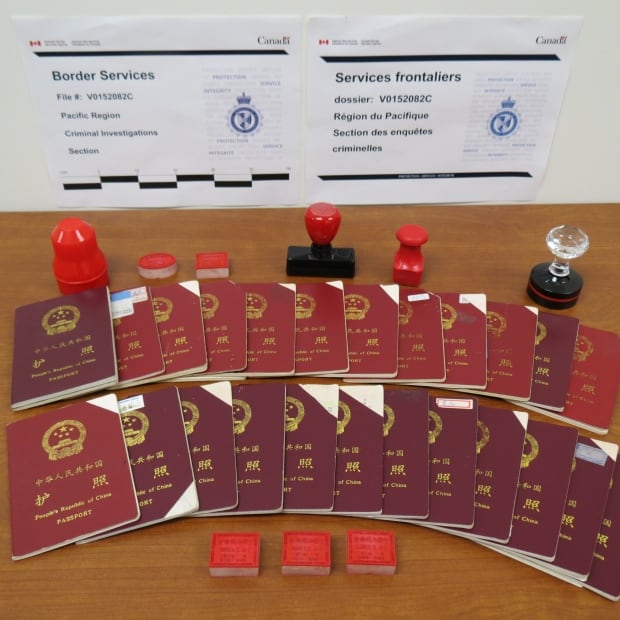 Fake Chinese passports