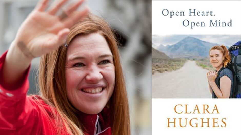 Canadian athlete Clara Hughes waves to fans during the Olympic Heroes Parade
