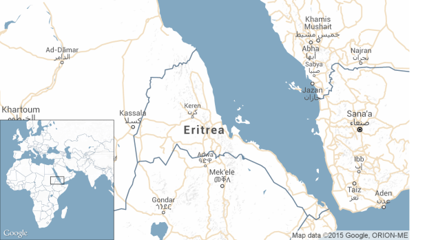 Map of Eritrea