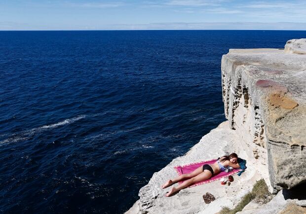 AUSTRALIA sunbather