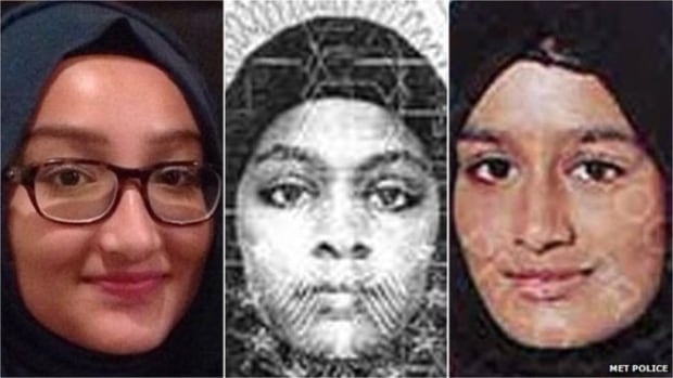 Radicalised school girls from Bethnal Green, East London