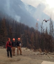 Hummingbird Drones wildfires
