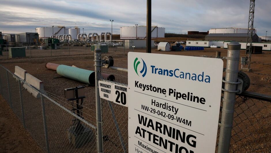 TransCanada's Keystone XL pipeline originates in Hardisty, Alberta.