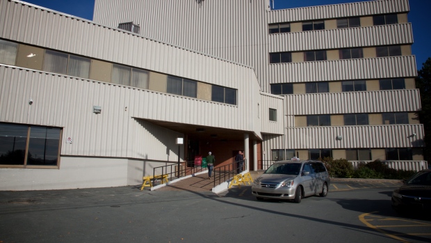 Cole Harbour man accused of murdering wife is fit to stand trial; A multi-storey raw concrete building is shown\.