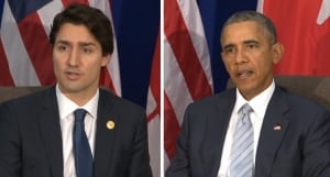 Trudeau, Obama oilsands