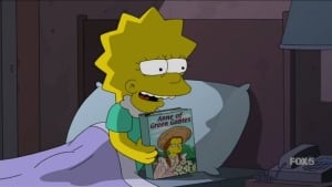 Lisa Simpson and Anne of Green Gables