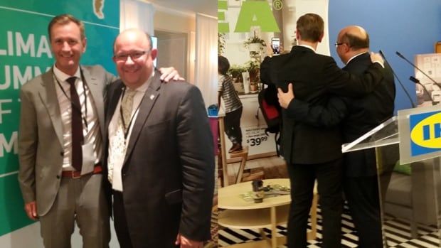 Mayor and Ikea Canada President