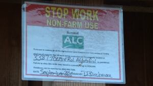 Stop work order