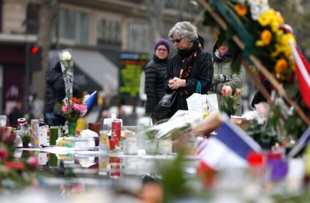 Paris attacks day of tribute Nov 27 2015 Place de la Republique square memorial