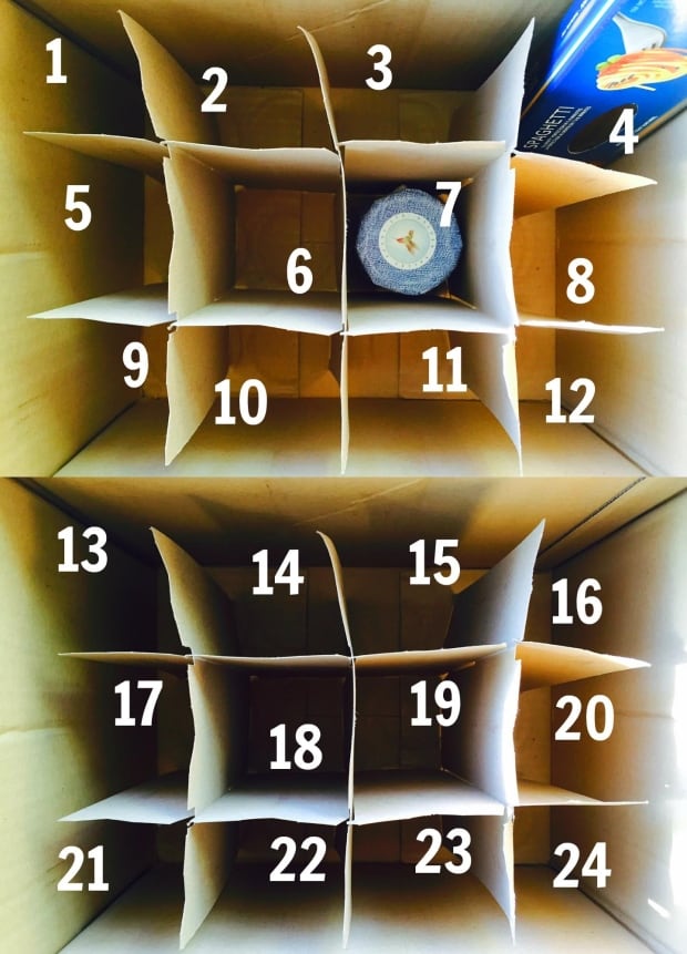 Reverse Advent calendar