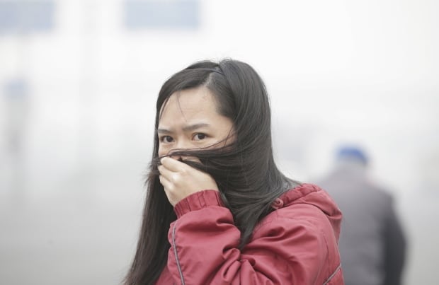 Beijing bad air quality Nov 30 2015 CHINA-SMOG