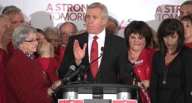 Dwight Ball speaking after winning Newfoundland and Labrador election