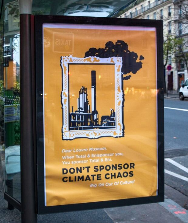 Brandalism Louvre ad
