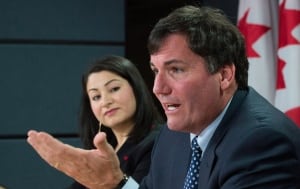 Maryam Monsef and Dominic LeBlanc