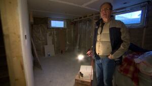 Paul Kroeker shows basement