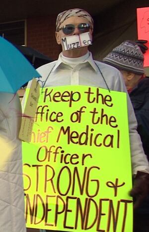 Rally in support of Dr. Eilish Cleary
