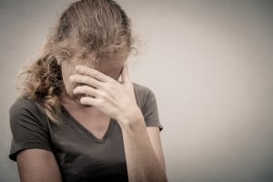 Sad woman