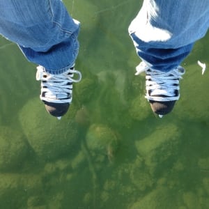 Jesse Matas on Clear Lake