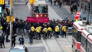 Taxi protest