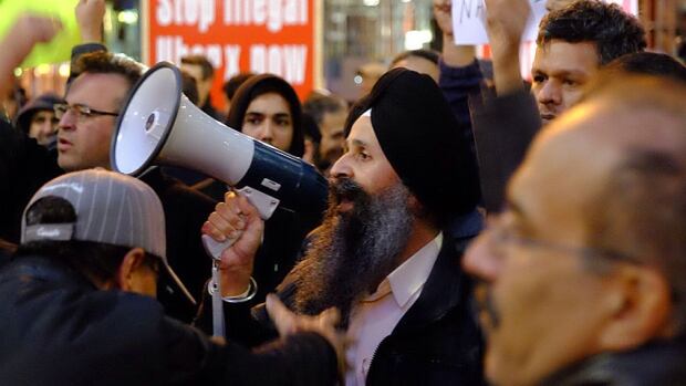 Toronto Taxi Anti-Uber protest