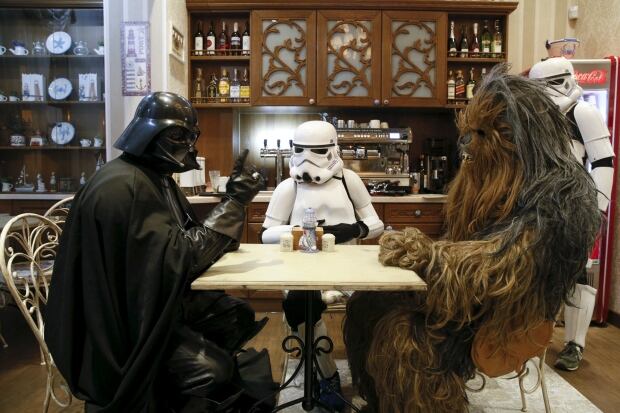 Darth Mykolaiovych Vader Ukraine Star Wars Dec 2015 kitchen get together