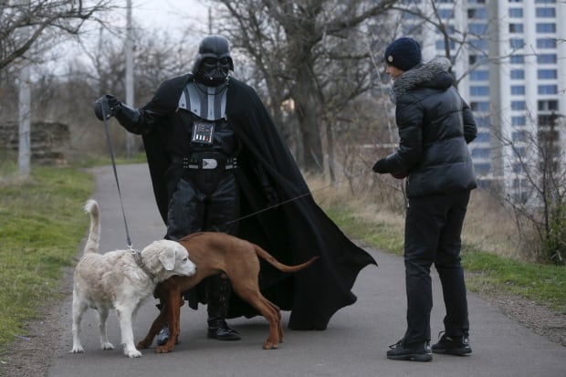 Darth Mykolaiovych Vader Ukraine Star Wars Dec 2015 likes dogs