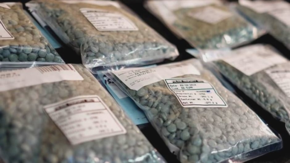 Fentanyl bags of tablets