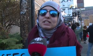 Mona Shannair refugee rally St. John's