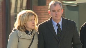 Dennis Oland, and his wife Lisa, entering court for verdict Dec. 19, 2015