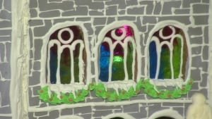 Gingerbread Basilica stained glass