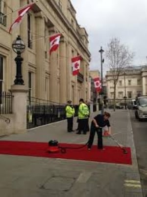 Preparations for Canada House gala re-opening