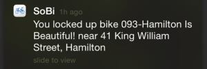 Sobi notification