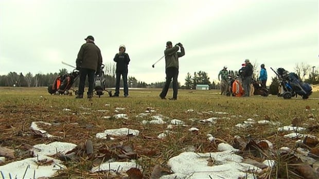 Christmas even - golf