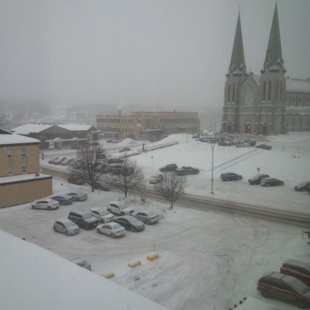 Snow in Edmundston