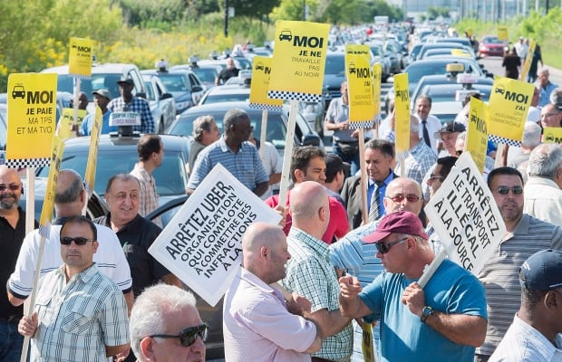 Taxi Uber Protest 20150825
