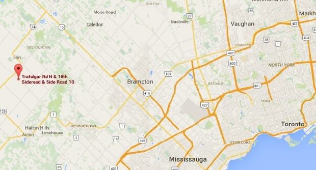 Map of trafalgar and sideroad 10