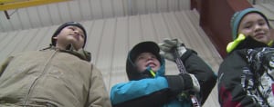 Kids Tuktoyaktuk hockey