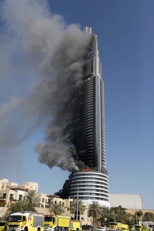 Mideast Emirates Fire