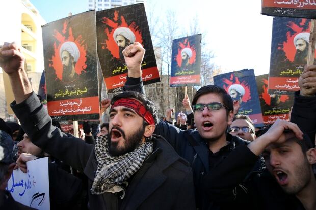Mideast Iran Saudi Arabia Protest