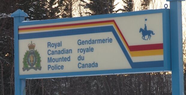 RCMP sign, Gander
