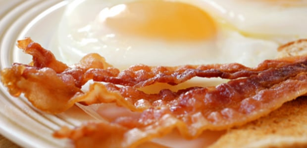 bacon and eggs