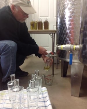 Mike Beamish makes absinthe