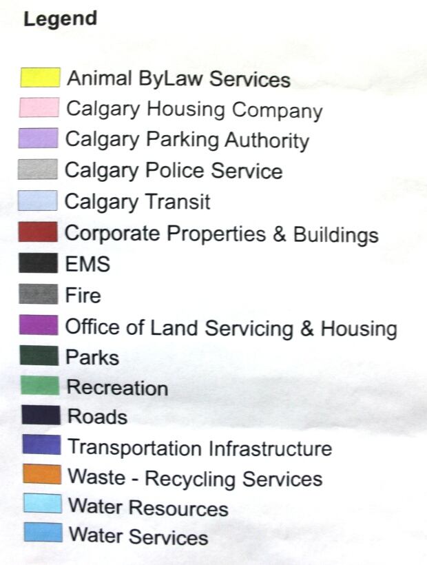 City of Calgary Ownership map